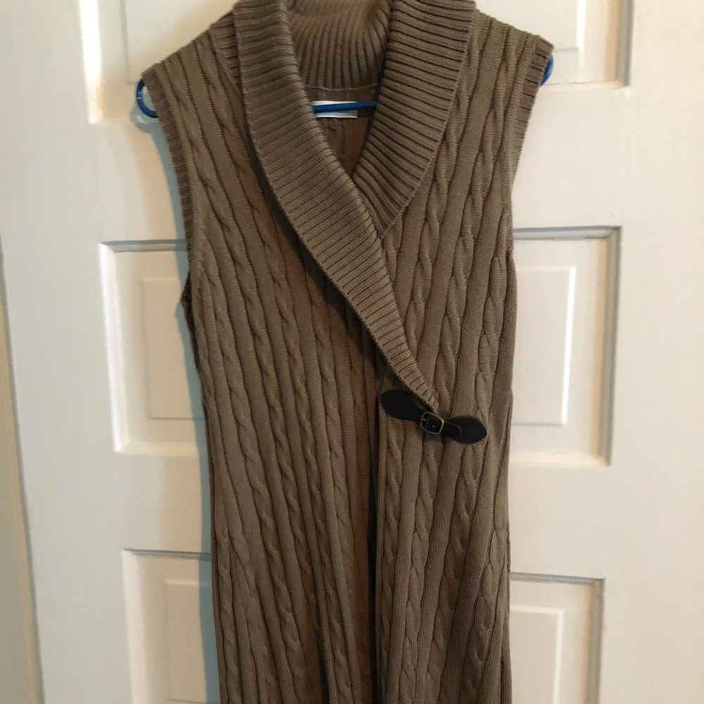 Calvin Klein sleeveless sweater dress!